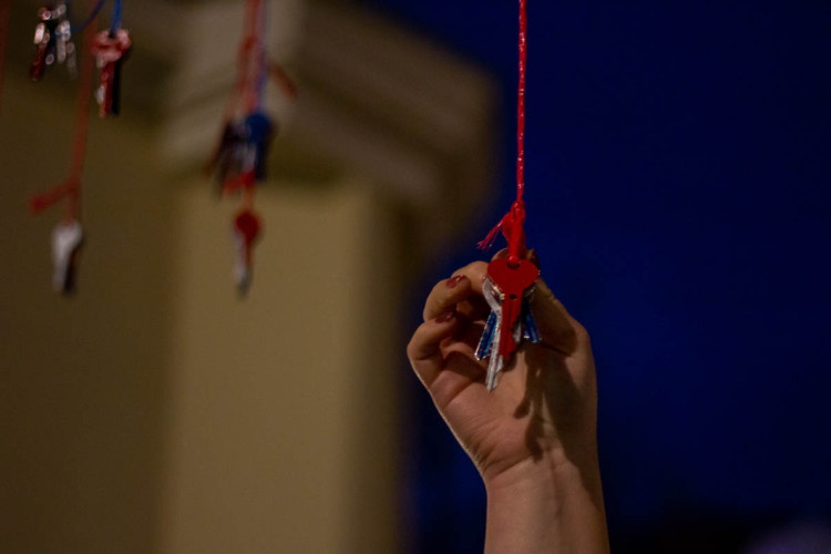 FOTOGALERIE: V centru Brna si lidé připomínají pětatřicet let od revoluce