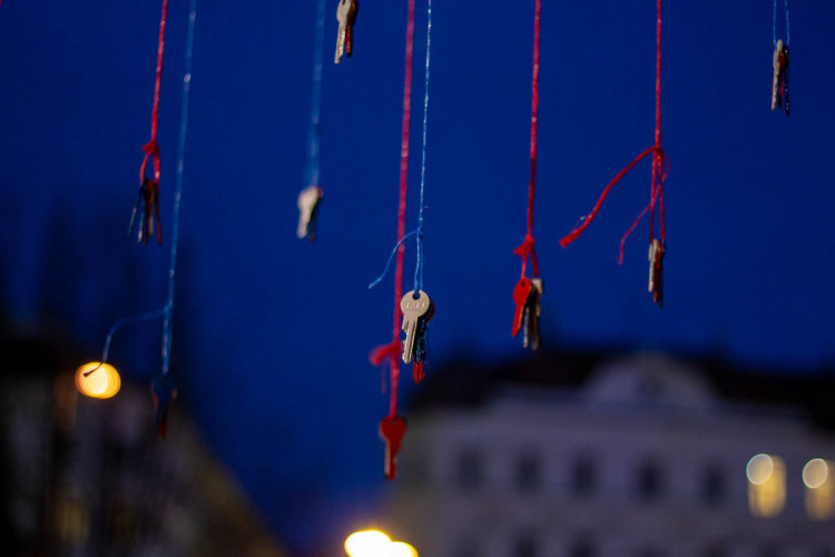 FOTOGALERIE: V centru Brna si lidé připomínají pětatřicet let od revoluce