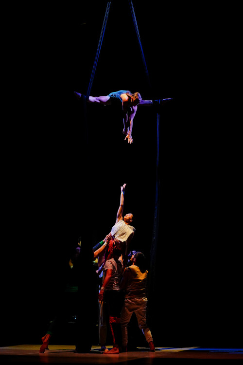 FOTOGALERIE: Akrobatická čísla i příběh. Podívejte se, jak vypadá moderní cirkus