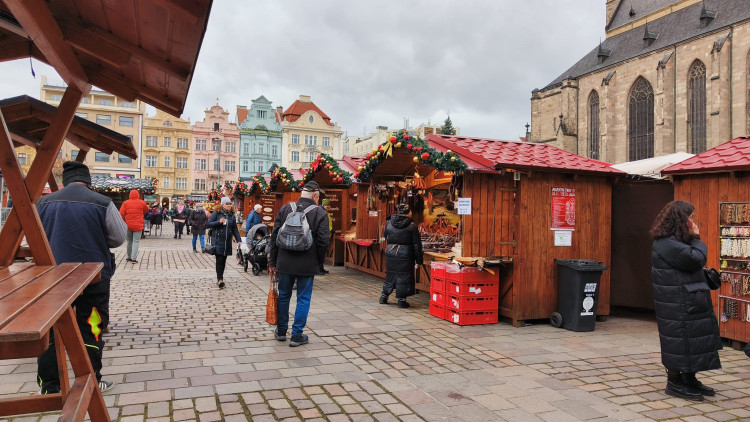 FOTOGALERIE: Adventní trhy ba náměstí Republiky 2024