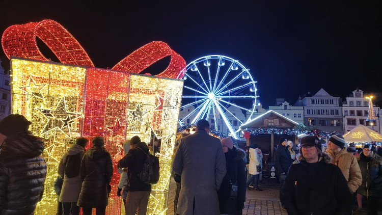 FOTOGALERIE: Adventní trhy ba náměstí Republiky 2024