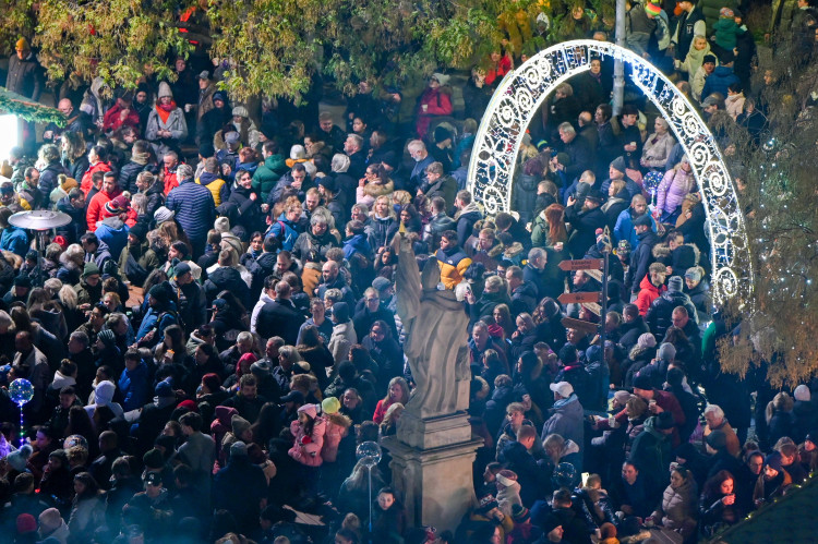 FOTOGALERIE: Rozsvícení vánočního stromu v Ostravě