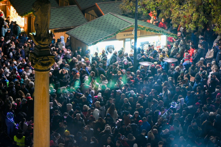 FOTOGALERIE: Rozsvícení vánočního stromu v Ostravě