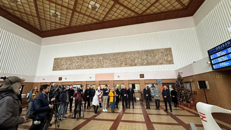 FOTOGALERIE: Zahájení rekonstrukce nádraží v Klatovech