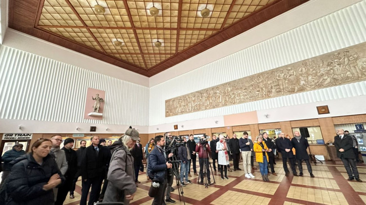 FOTOGALERIE: Zahájení rekonstrukce nádraží v Klatovech