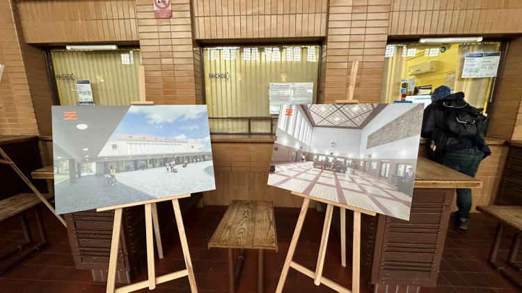 FOTOGALERIE: Zahájení rekonstrukce nádraží v Klatovech