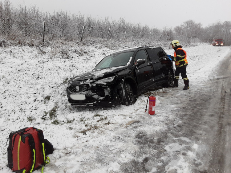 FOTOGALERIE: Sníh potrápil Olomoucký kraj