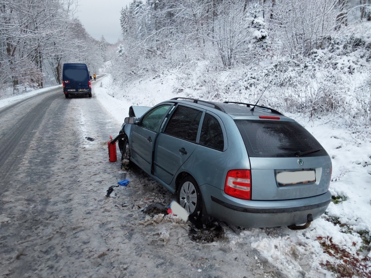 FOTOGALERIE: Sníh potrápil Olomoucký kraj