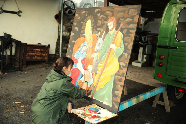 FOTOGALERIE: Šumavský hasičský betlém