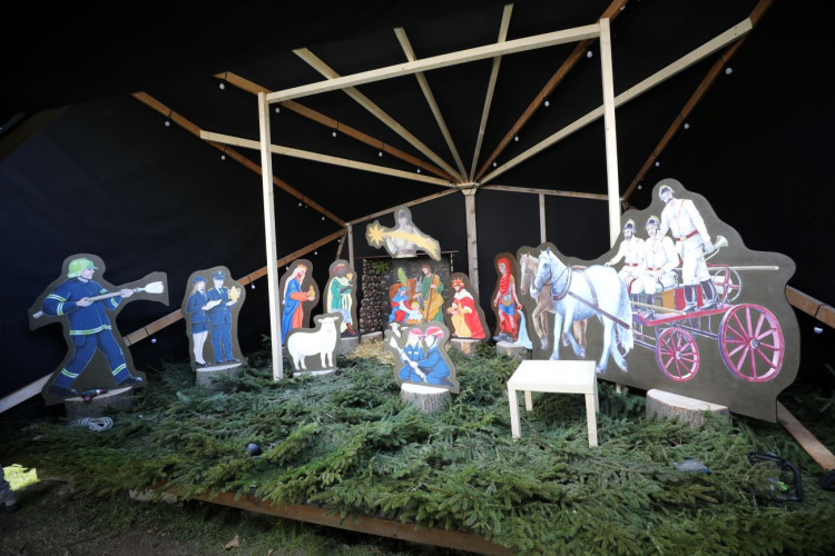 FOTOGALERIE: Šumavský hasičský betlém