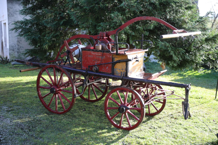 Tato stříkačka je rovněž součástí betlému