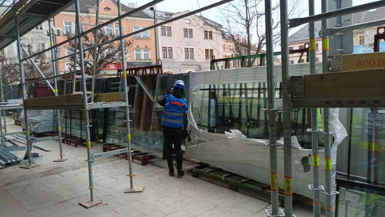 FOTOGALERIE: Rekonstruovaná budova na náměstí se stane novou dominantou Přerova