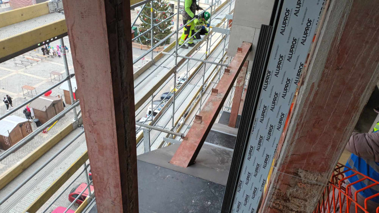 FOTOGALERIE: Rekonstruovaná budova na náměstí se stane novou dominantou Přerova