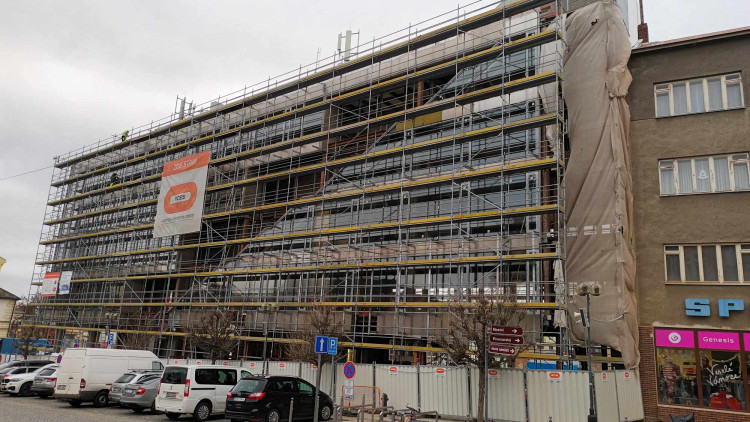 FOTOGALERIE: Rekonstruovaná budova na náměstí se stane novou dominantou Přerova