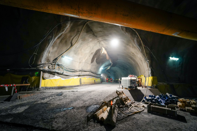 FOTOGALERIE: Stavba metra D je v plném proudu. Podívejte se, jak to vypadá v budoucí stanici Pankrác