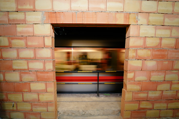 FOTOGALERIE: Stavba metra D je v plném proudu. Podívejte se, jak to vypadá v budoucí stanici Pankrác