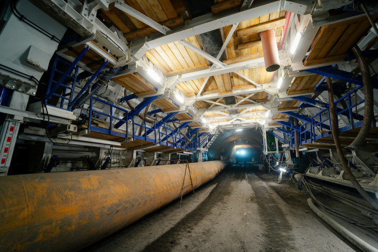 FOTOGALERIE: Stavba metra D je v plném proudu. Podívejte se, jak to vypadá v budoucí stanici Pankrác