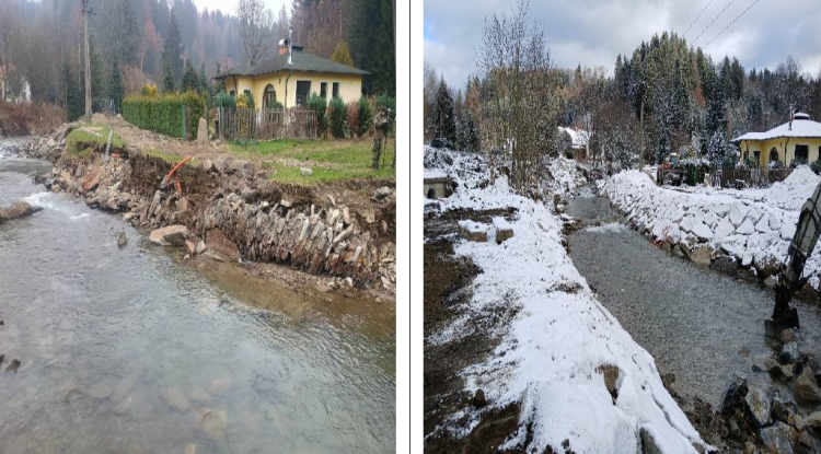 FOTOGALERIE: Tři měsíce po povodních jsou koryta řek v části Jeseníků opravená
