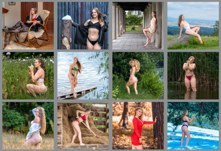 FOTOGALERIE: Nejmladší talentované vzpěračky se představily v kalendáři na rok 2025