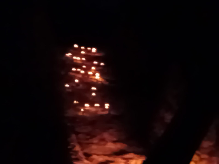 FOTOGALERIE: Silvestrovská jízda s pochodněmi 2024