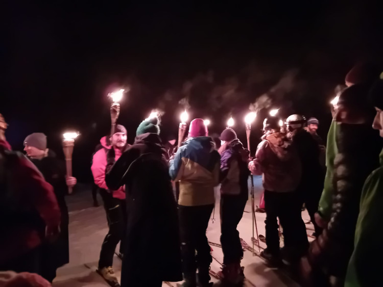 FOTOGALERIE: Silvestrovská jízda s pochodněmi 2024