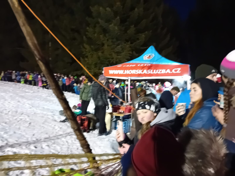 FOTOGALERIE: Silvestrovská jízda s pochodněmi 2024