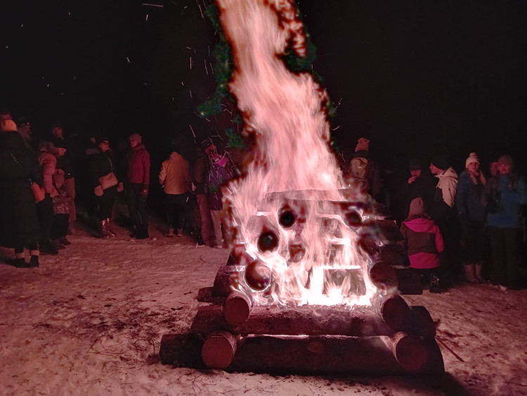 FOTOGALERIE: Silvestrovská jízda s pochodněmi 2024