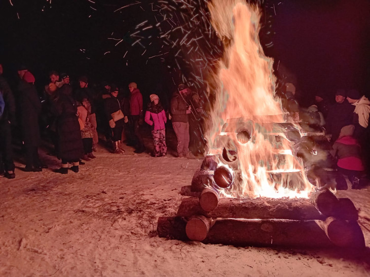 FOTOGALERIE: Silvestrovská jízda s pochodněmi 2024