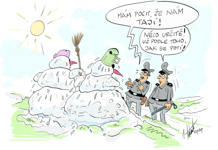 FOTOGALERIE: První v lednu středa, humoru a legrace je třeba