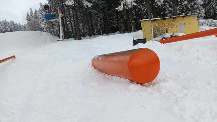 FOTOGALERIE: Snowpark na Paprsku má nové bezpečné překážky