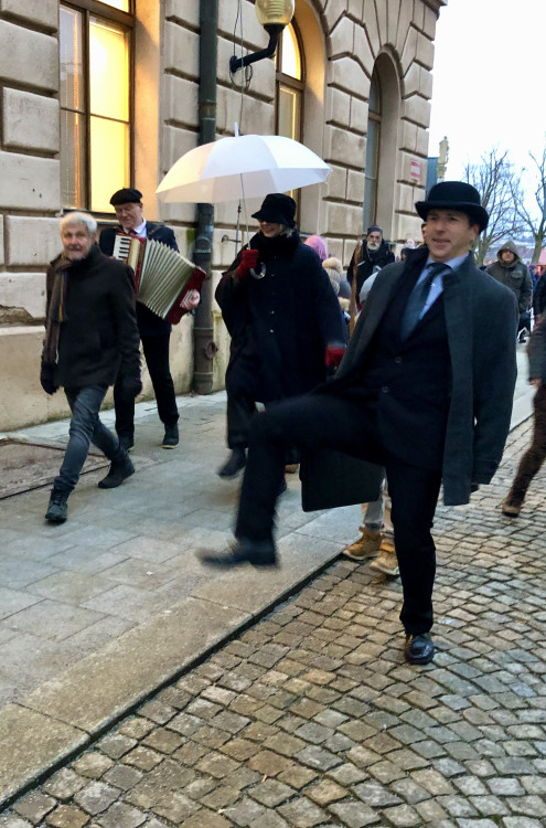 Pochod švihlou chůzí v Jihlavě