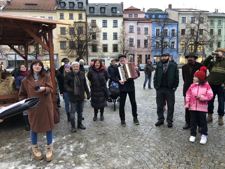 Pochod švihlou chůzí v Jihlavě