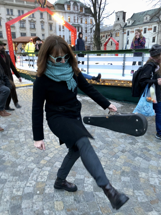 Pochod švihlou chůzí v Jihlavě