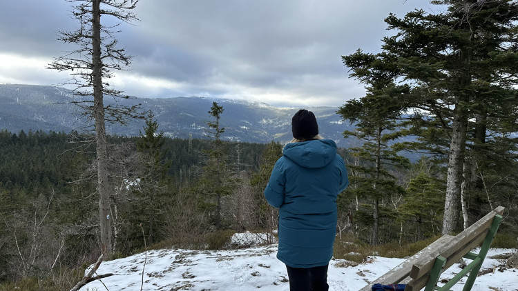 FOTOGALERIE: Vyhlídka zamilovaných nad obcí Hojsova Stráž