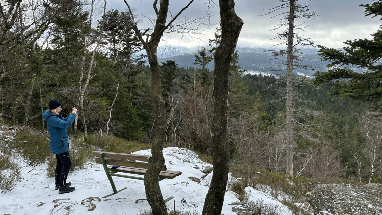 FOTOGALERIE: Vyhlídka zamilovaných nad obcí Hojsova Stráž
