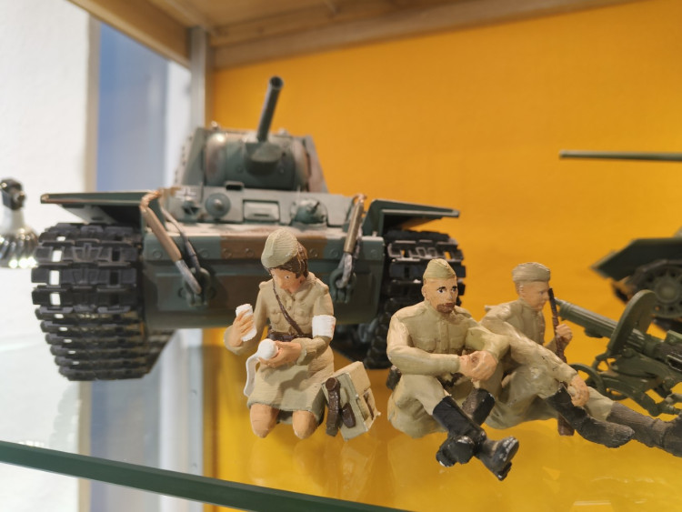FOTOGALERIE: Výstava modelů vojenské techniky, Dům historie Přešticka