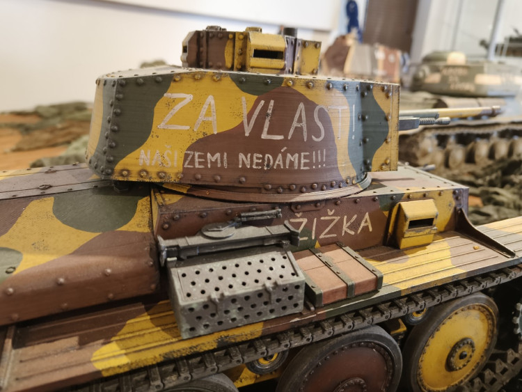 FOTOGALERIE: Výstava modelů vojenské techniky, Dům historie Přešticka
