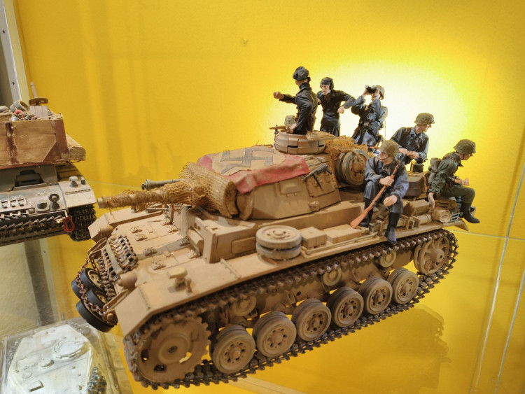 FOTOGALERIE: Výstava modelů vojenské techniky, Dům historie Přešticka