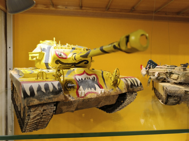 FOTOGALERIE: Výstava modelů vojenské techniky, Dům historie Přešticka