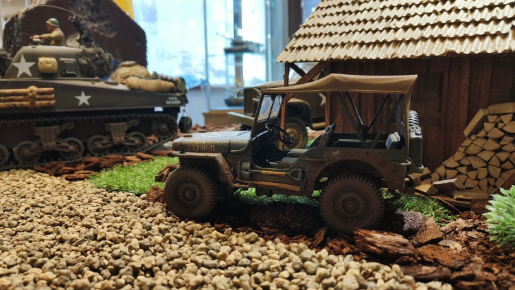 FOTOGALERIE: Výstava modelů vojenské techniky, Dům historie Přešticka