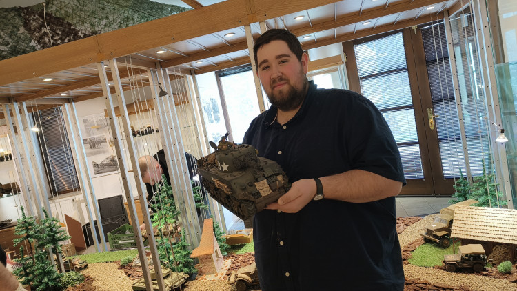 FOTOGALERIE: Výstava modelů vojenské techniky, Dům historie Přešticka