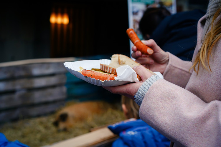 Masopust na Letné přilákal hlavně rodiny s dětmi. Na programu byla zabijačka i průvod masek