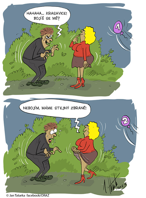 FOTOGALERIE: První v únoru středa, humoru a legrace je třeba