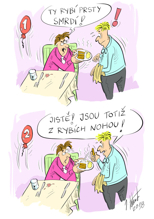 FOTOGALERIE: První v únoru středa, humoru a legrace je třeba