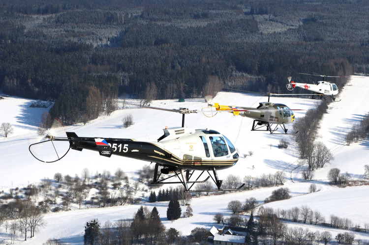 FOTOGALERIE: Do Přerova přiletěly vrtulníky, bude zde výcvik