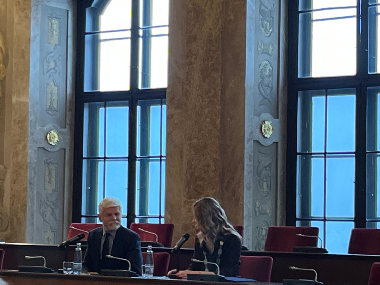 FOTOGALERIE: Prezident Petr Pavel přijel do Brna. Navštívil Veterinární univerzitu a magistrát