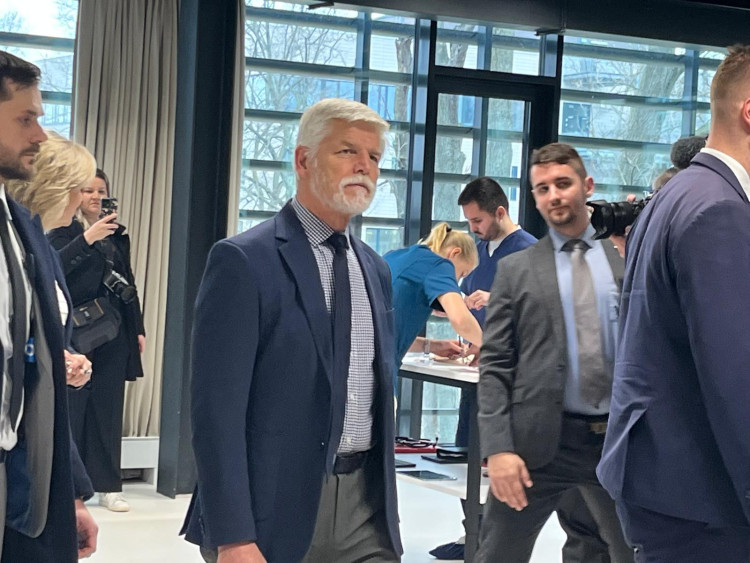 FOTOGALERIE: Prezident Petr Pavel přijel do Brna. Navštívil Veterinární univerzitu a magistrát