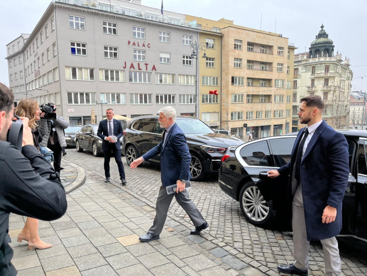 FOTOGALERIE: Prezident Petr Pavel přijel do Brna. Navštívil Veterinární univerzitu a magistrát