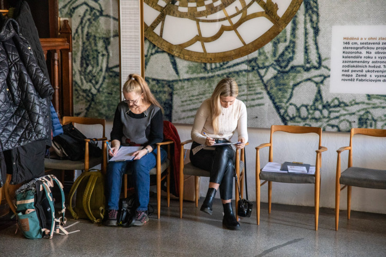 FOTOGALERIE: Prostory olomoucké radnice se na den proměnily na transfuzní stanici pro dárce krve