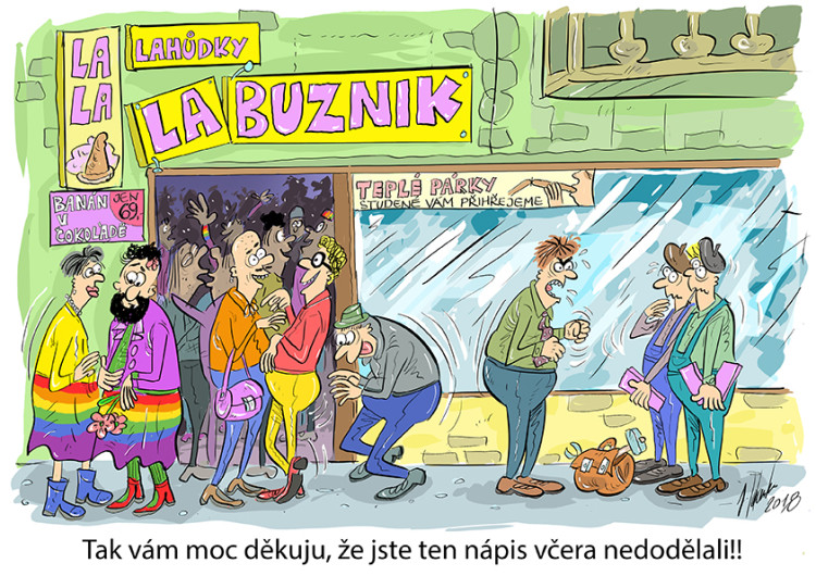 FOTOGALERIE: První v březnu středa, humoru a legrace je třeba